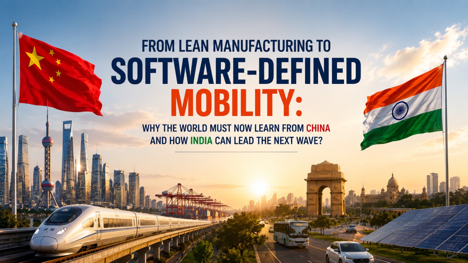 From Lean Manufacturing to Software-Defined Mobility: Why the World Must Now Learn from China and How India Can Lead the Next Wave?