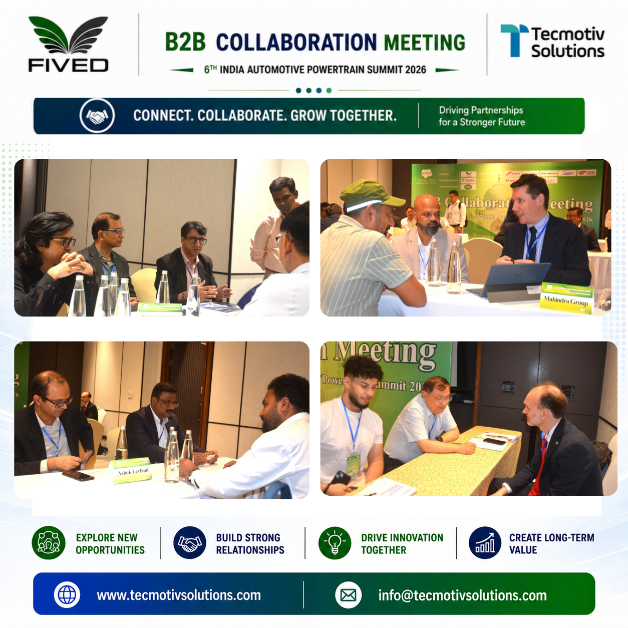 B2B Collaboration Meeting – 6th India Automotive Powertrain Summit 2026